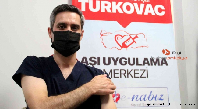 Antalya'da TURKOVAC uygulanmaya başlandı