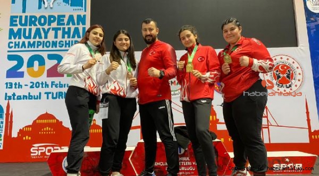 Avrupa Muaythai Şampiyonası'nda Antalya'ya 5 madalya