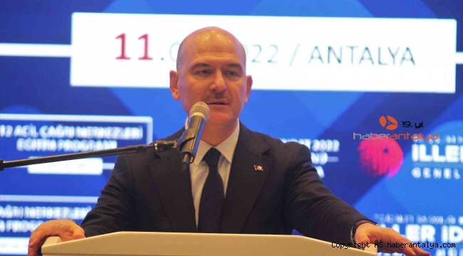 Bakan Soylu: "112 Acil Çağrı Merkezi'ne gelen 71 milyon çağrı asılsızdır ve gereksizdir"