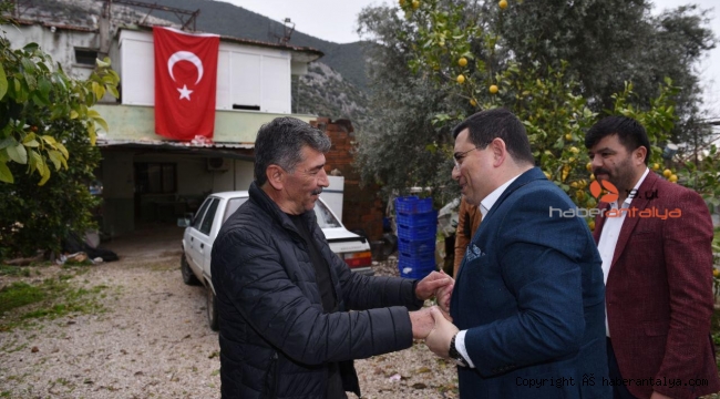 Başkan Tütüncü, İdlib şehidinin baba ocağında
