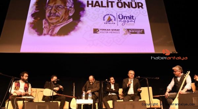 Başkan Uysal: Türkiye'nin hikayesi Halit Önürlerin hikayesidir