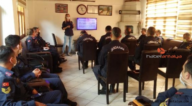 KADES ve aile içi şiddetle mücadele, jandarma personeline anlatıldı