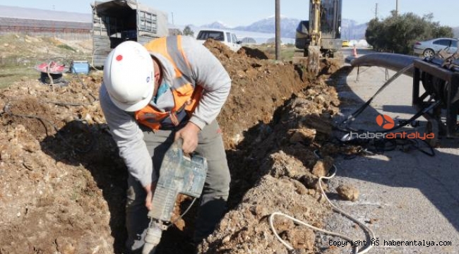 Kadriye'de 2 milyon liralık yeni içme suyu hattı