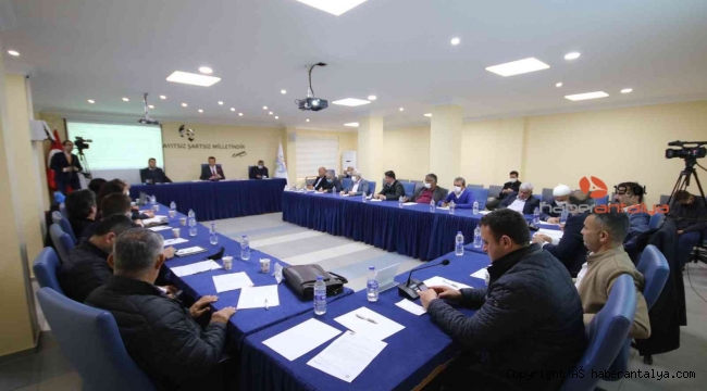 Kaş Belediyesi'nde Şubat ayı meclis toplantısı yapıldı