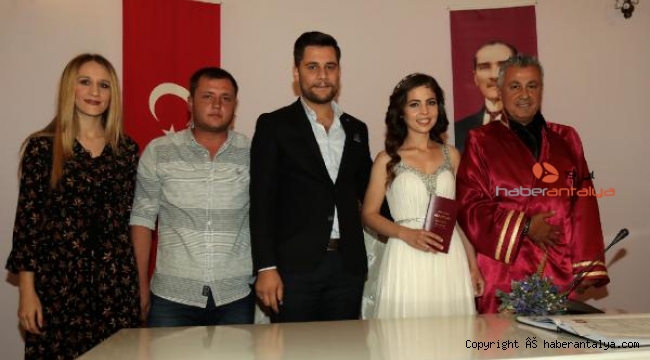 Manavgat'ta '02.02.2022' tarihinde nikah heyecanı
