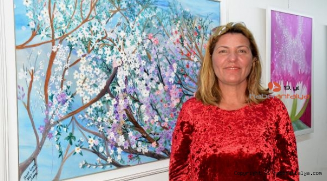 Ressam Özkan, pandemi eserlerini sergiledi