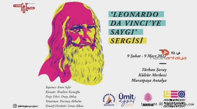 Türkan Şoray Kültür Merkezi'nde 'Leonardo da Vinci'ye Saygı' sergisi