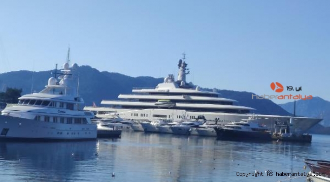 Abramoviç'in yatı 'Eclipse' Marmaris'te