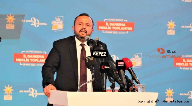 AK Parti İl Başkanı Taş: "20 yıldır milletimizin yetki verdiği bir lideri 6 kişi bir araya gelip yıkamazsınız"