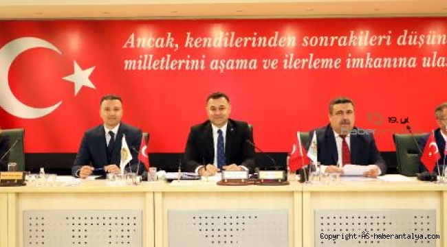 Alanya Belediye Meclisi'nden tarihi karar