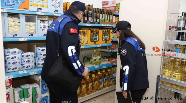 Alanya'da marketlere stokçuluk denetimi
