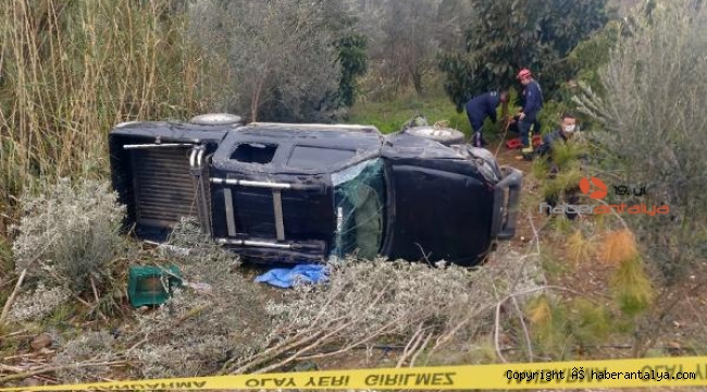 Alanya'da trafik kazası ölümle sonuçlandı