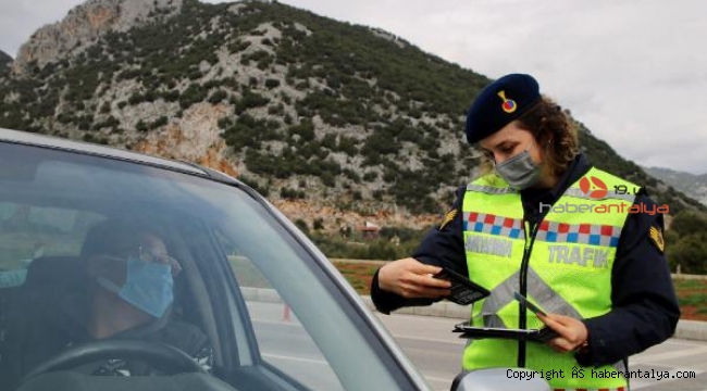 Antalya trafiğine havadan, karadan denetim