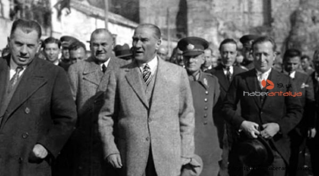 Atatürk'ün Antalya'ya gelişinin yıldönümü kutlanıyor