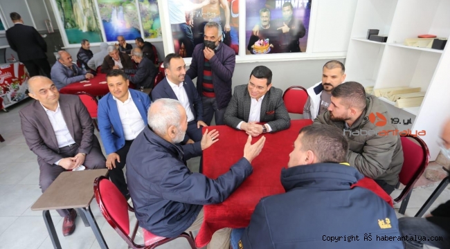 Başkan Tütüncü, Muratpaşa'da