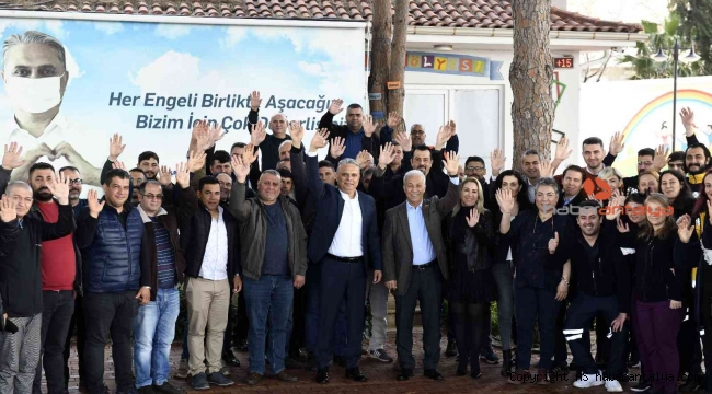 Başkan Uysal, belediye şoförleri ile buluştu