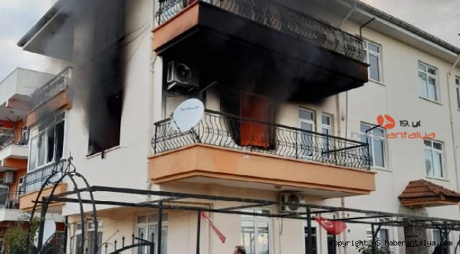 Döşemealtı'nda yangın korkuttu !