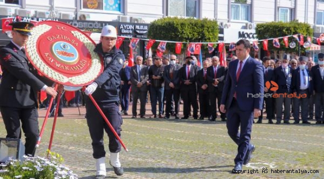 Gazipaşa'da 18 Mart töreni