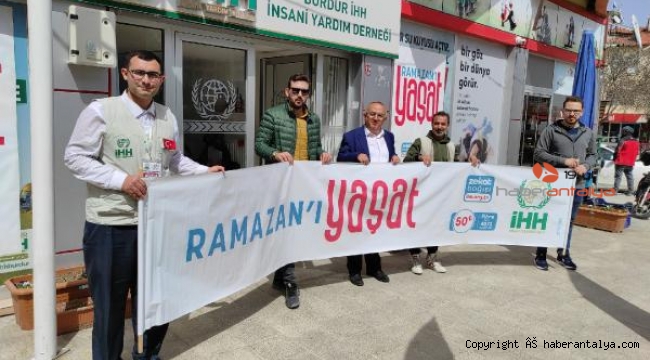 İHH Burdur'da 2 bin paket gıda kolisi dağıtacak