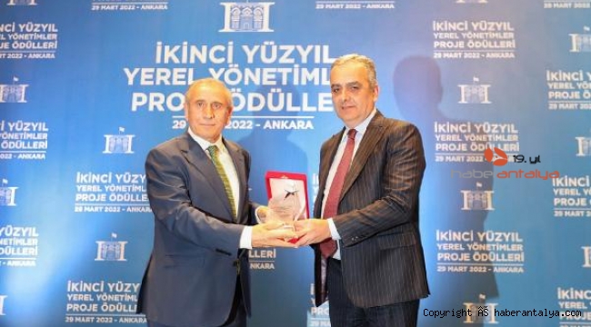 Konyaaltı Belediyesi'nin iki projesine ödül