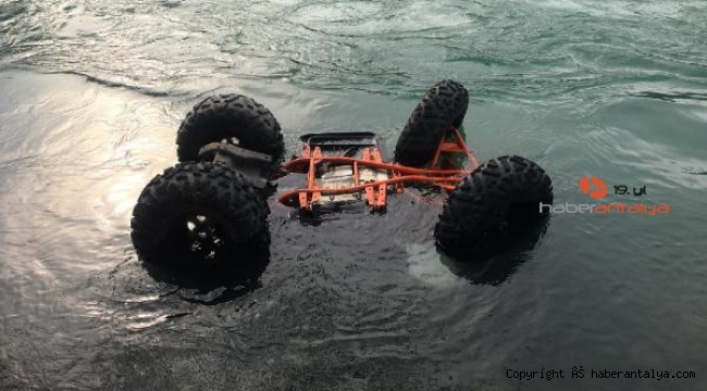 Manavgat'ta ATV kazası, 20 metrelik uçuruma yuvarlandı 