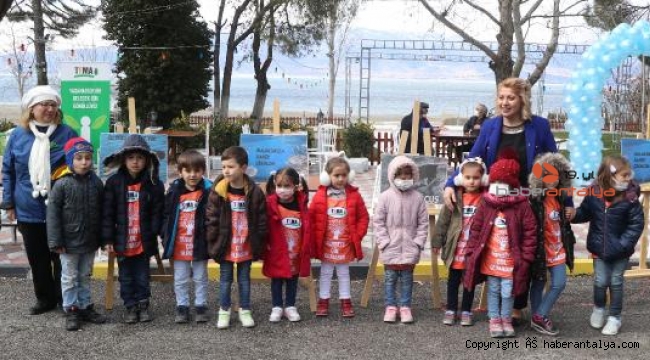 Miniklerden Burdur Gölü için farkındalık etkinliği