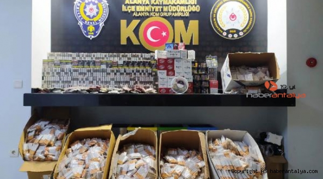 Polisten tütün operasyonu