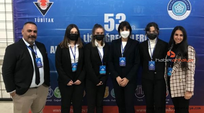 TÜBİTAK bölge finallerinden ikincilikle döndüler