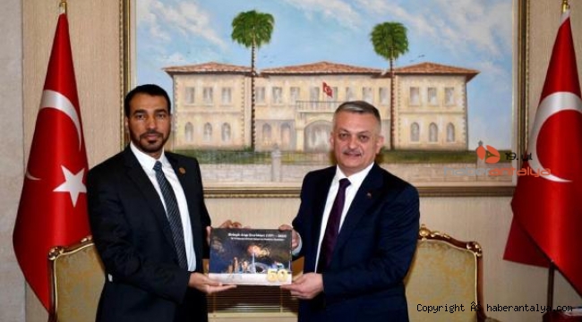 Vali Yazıcı, BAE Büyükelçisi Al-Dhaheri'yi ağırladı