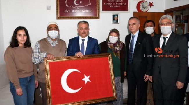Vali Yazıcı: Şehit düşen kahramanlarımızı asla unutmayacağız