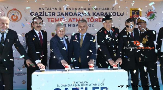 15 bin kişiye hizmet edecek jandarma karakolunun temeli atıldı