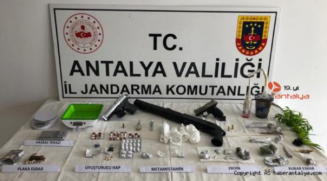 Alanya'da uyuşturucu operasyonu