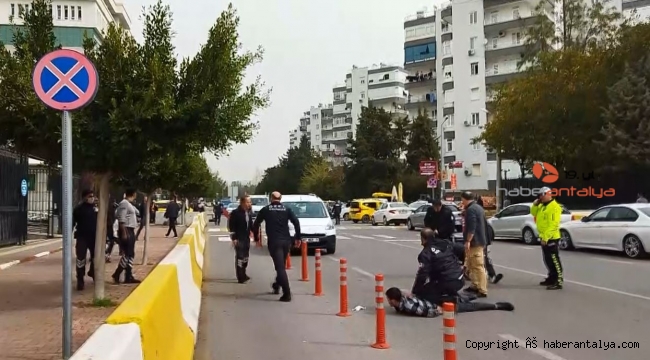 Eski enişte adliye önünde dehşet saçtı !