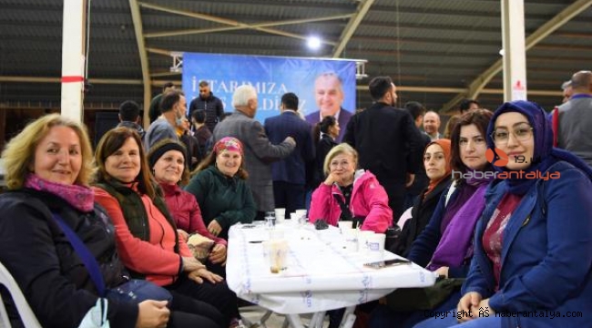 Başkan Esen, Liman'da vatandaşlarla iftar yaptı