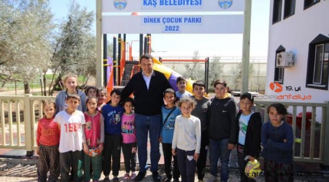 Başkan Ulutaş, çocuklara park sözünü tuttu