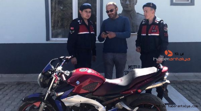 Çalınan motosiklet barakada bulundu