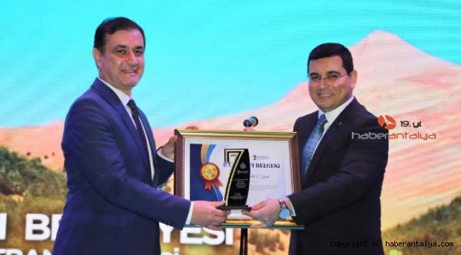 Elmalı Belediyesi'ne ödül