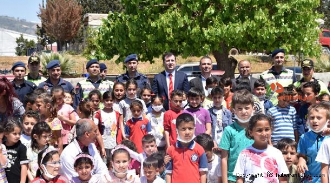Gazipaşa'da öğrencilere trafik eğitimi