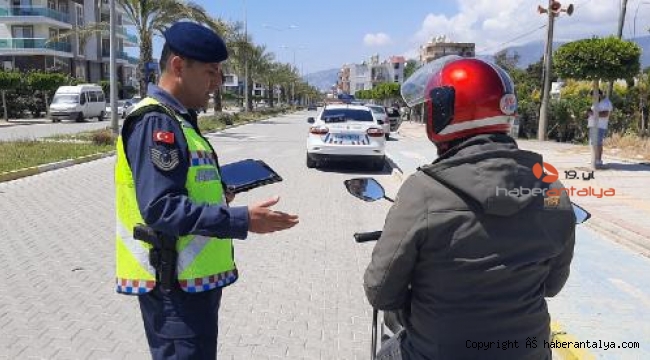 İl genelinde jandarmadan trafik denetimi