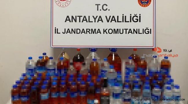 Jandarmadan sahte alkol operasyonu