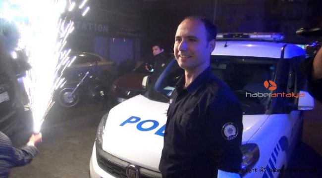 Kavga var diye geldiler, pastayla karşılandılar