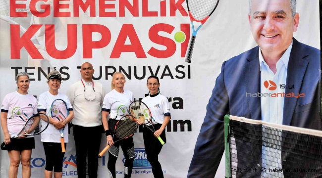 Konyaaltı'nda rekor katılımlı tenis turnuvası