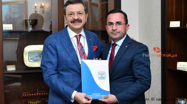 MATSO Başkanı Güngör, TOBB Başkanına hazırladığı talep listesini sundu