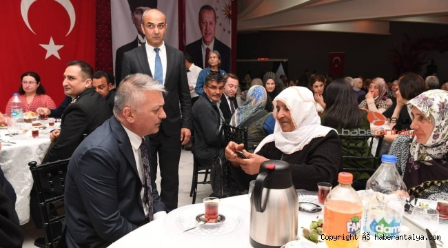 Şehit yakınları ve gaziler iftarda buluştu