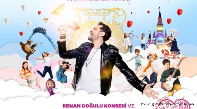 Tema Park'ta 23 Nisan'a özel Kenan Doğulu ile çocuk şenliği