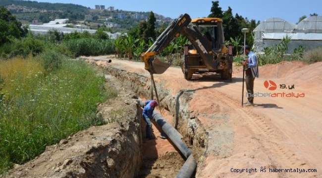 5 mahalleye 80 bin 660 metre yeni içme suyu hattı