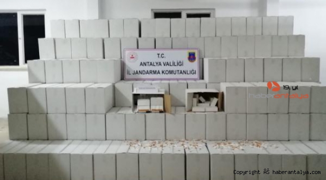 6,5 milyon makaron ele geçirildi !