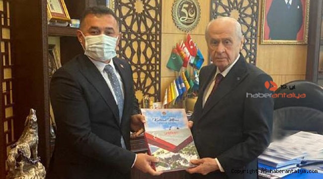 Alanya Belediye Başkanı Yücel MHP Lideri Bahçeli'yi ziyaret etti
