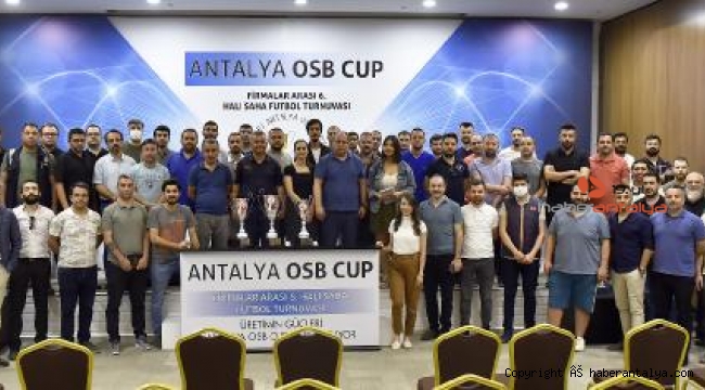 Antalya OSB'de futbol heyecanı
