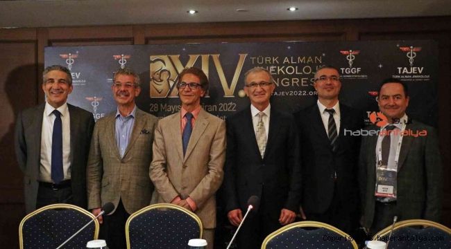 Antalya'da 14. Türk-Alman Jinekoloji Kongresi düzenlendi